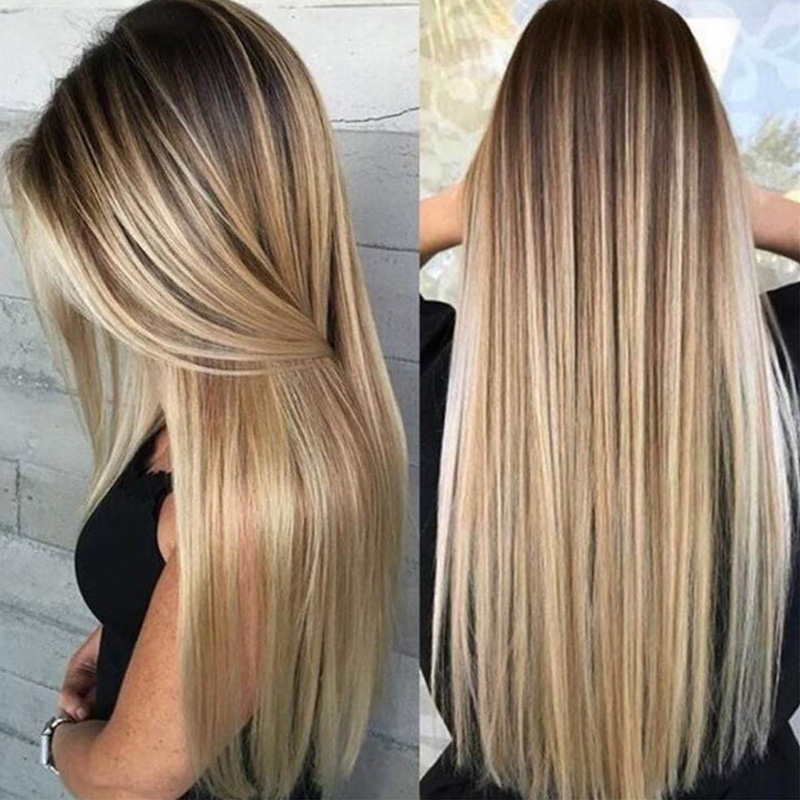 Wig Fiber Net - 72cm Women Long Straight Wig With