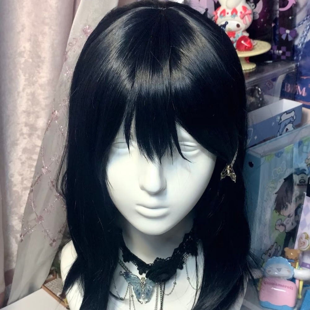 Wig Fiber Net - Anime Shimizu Kiyoko Cosplay Wig with