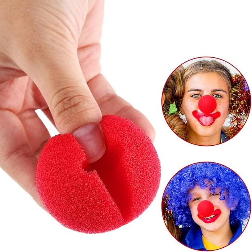 300Pcs -1 Red Funny Clown Nose - Cosplay Prop Foam 评论和价格