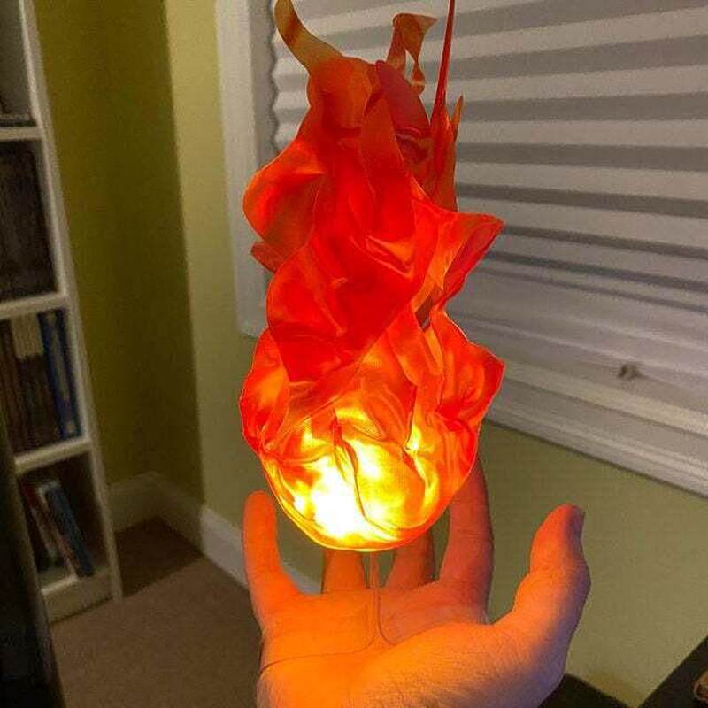 Floating Fireball LED Glowing  - Cosplay Fireball Prop 评论和价格
