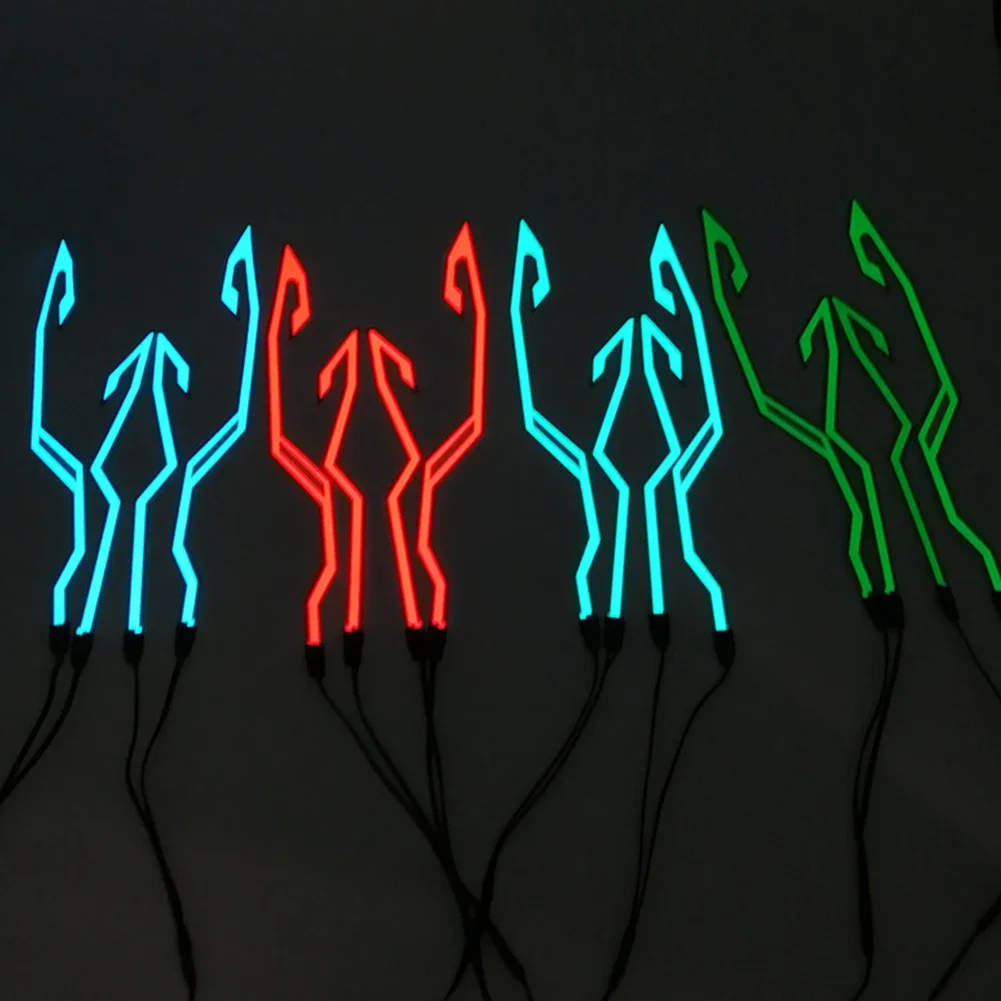 Helmet Strip EL Sticker Led He - Led El Wire 评论和价格