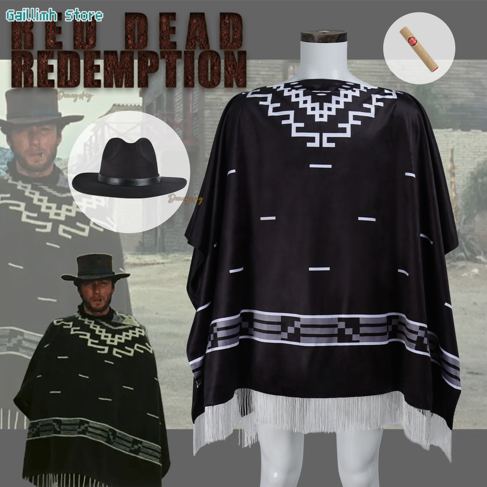Movie Cosplay Clint Eastwood P - Cosplay Prop Pattern 评论和价格