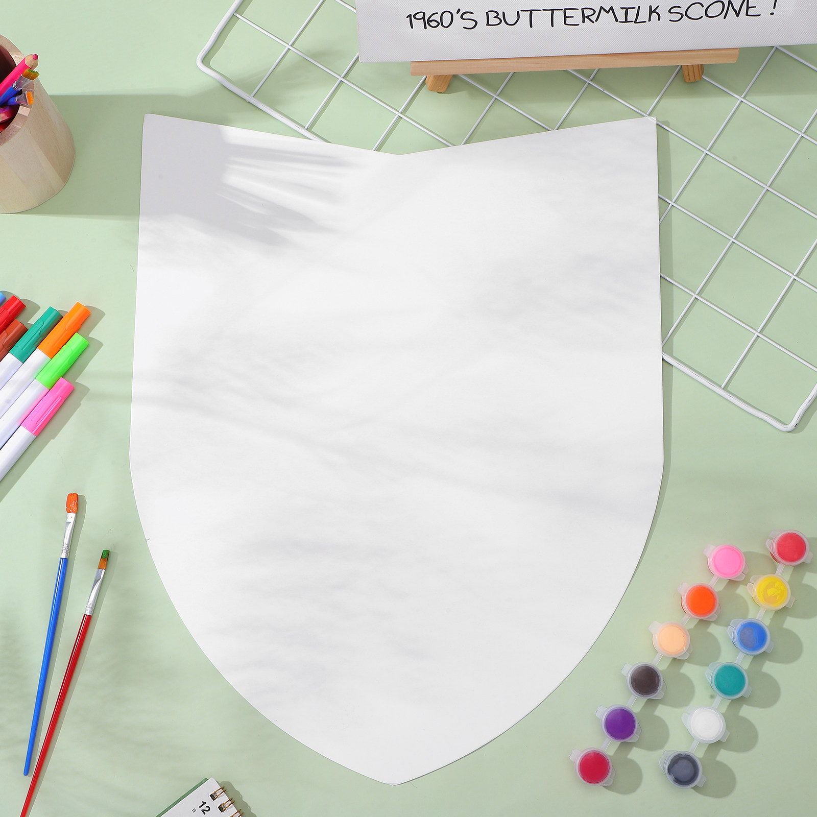 1Set DIY Blank Play Shield for - Cosplay Prop Painting 评论和价格