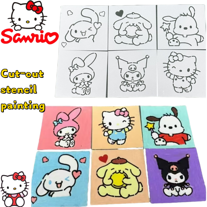 sanrio Hello kitty Kuromi My m - Cosplay Prop Painting 评论和价格