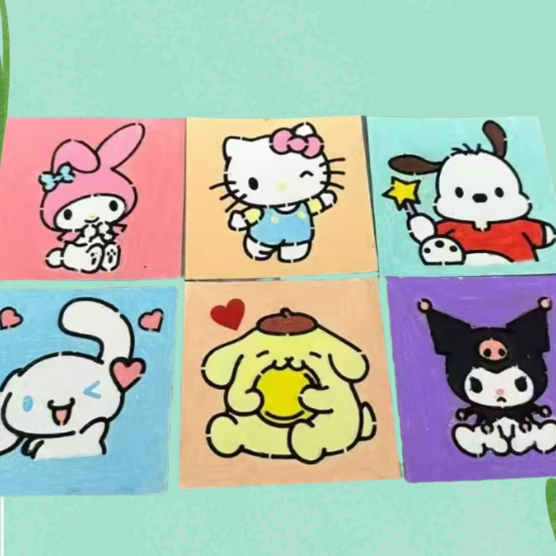 sanrio Hello kitty Kuromi My m - Cosplay Prop Painting 评论和价格