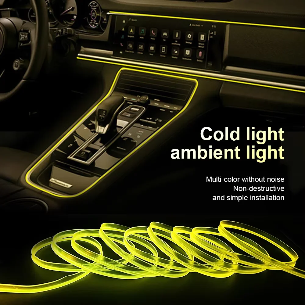 1/3/5M Car Interior Light Deco - Led El Wire 评论和价格