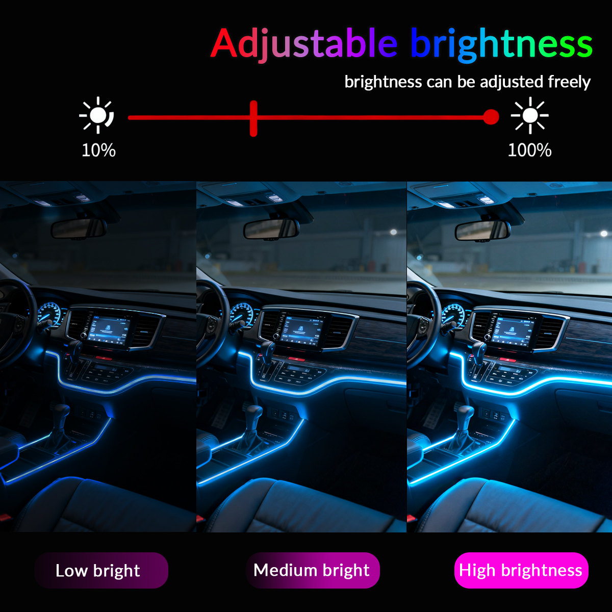Symphony Ambient Lights Car RG - Led El Wire 评论和价格