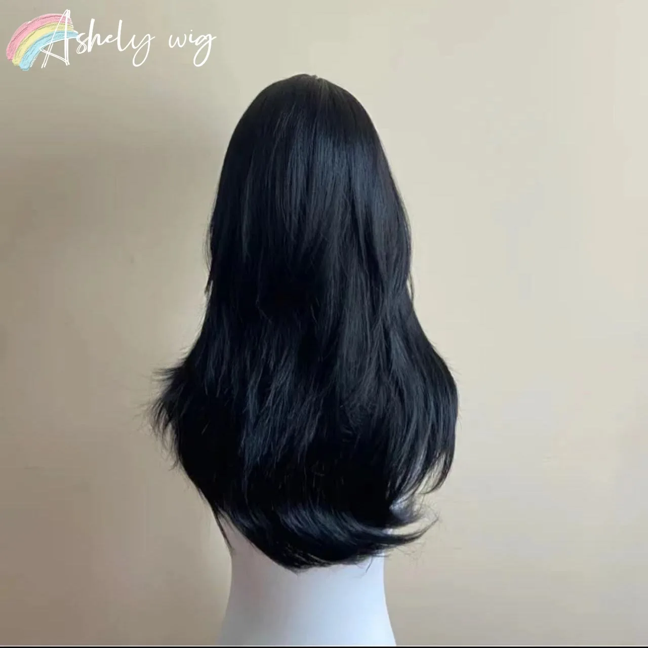 Ashely Black Wig Female Headba - Wig Fiber Net 评论和价格
