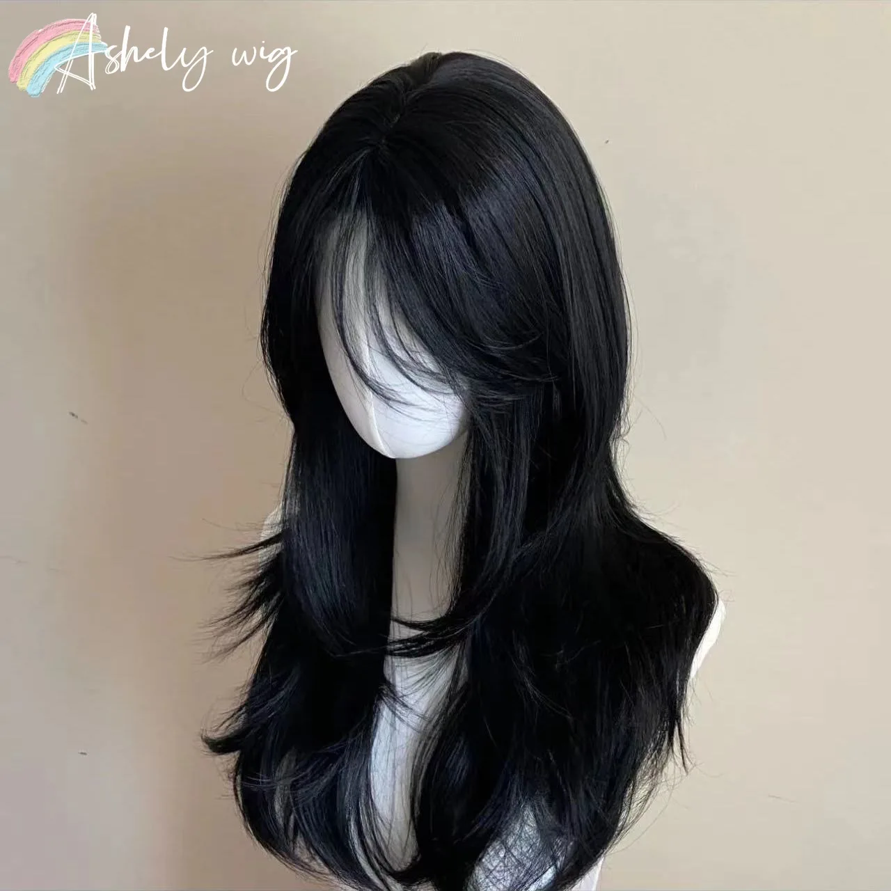 Ashely Black Wig Female Headba - Wig Fiber Net 评论和价格