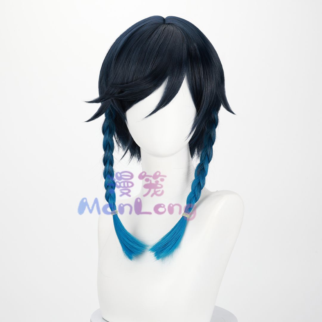 Genshin Impact Venti Cosplay W - Wig Fiber Net 评论和价格
