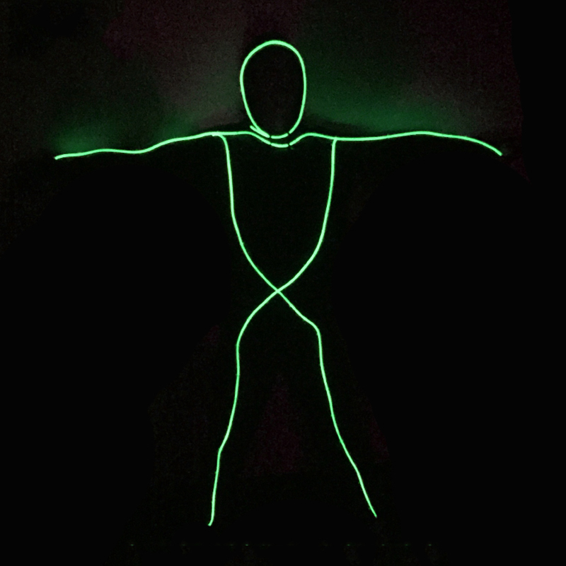 EL Wire Suit Clothings LED Cos - Led El Wire 评论和价格