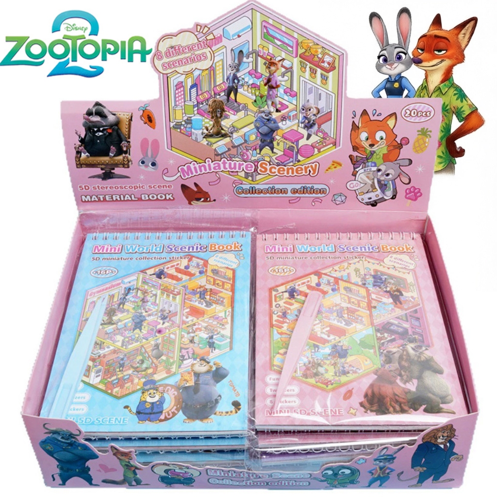  HOT Zootopia2 Mini World Sce - Cosplay Prop Book 评论和价格
