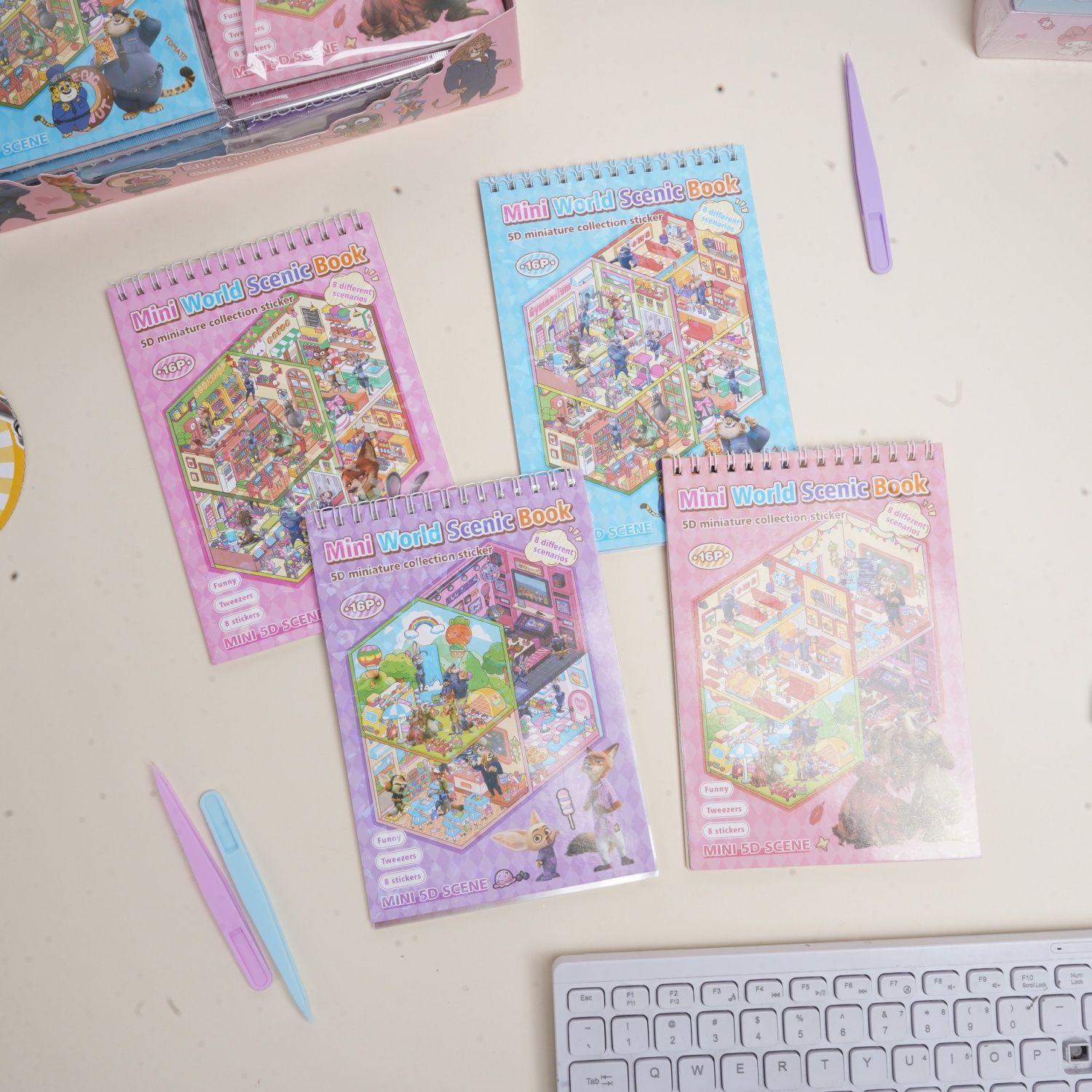  HOT Zootopia2 Mini World Sce - Cosplay Prop Book 评论和价格