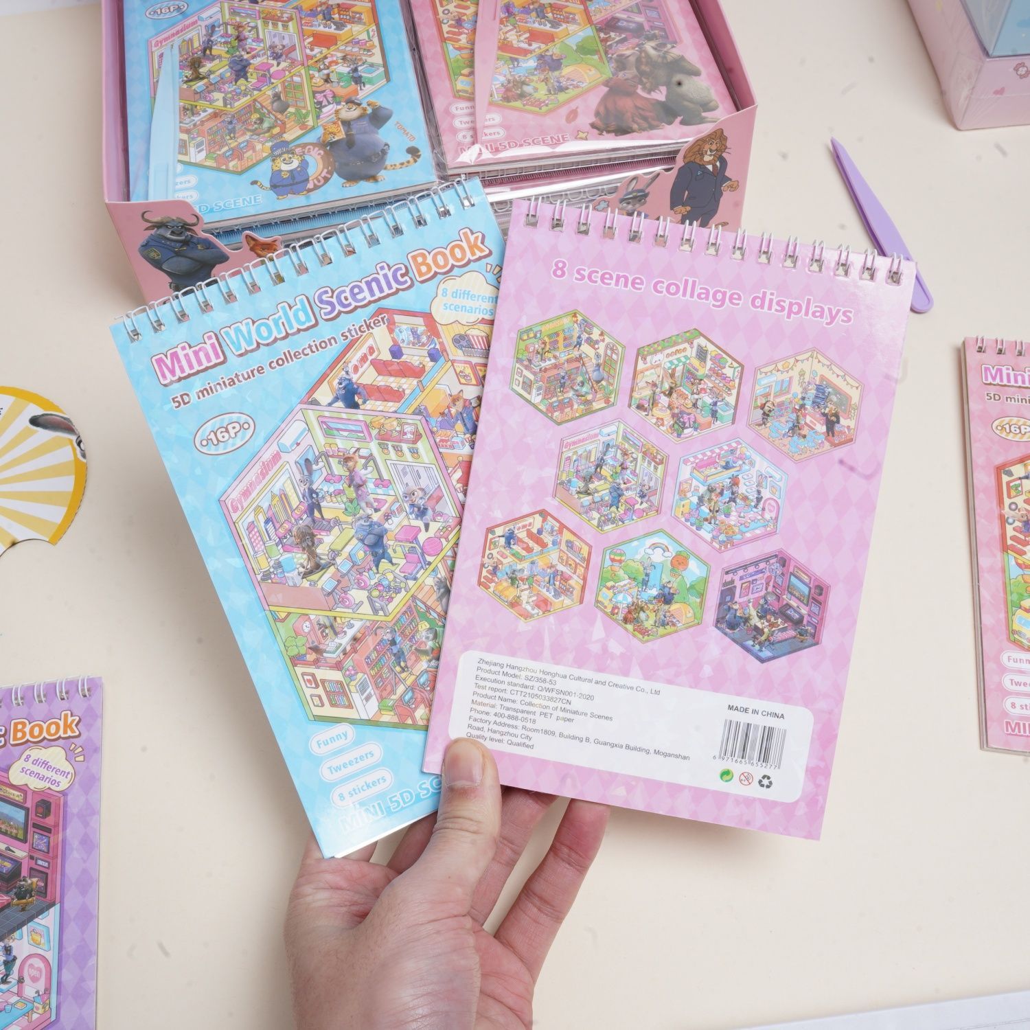  HOT Zootopia2 Mini World Sce - Cosplay Prop Book 评论和价格