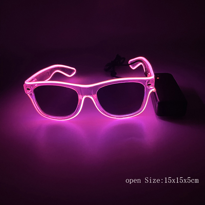 1Pcs Led Glasses Neon Glow Sun - Led El Wire 评论和价格