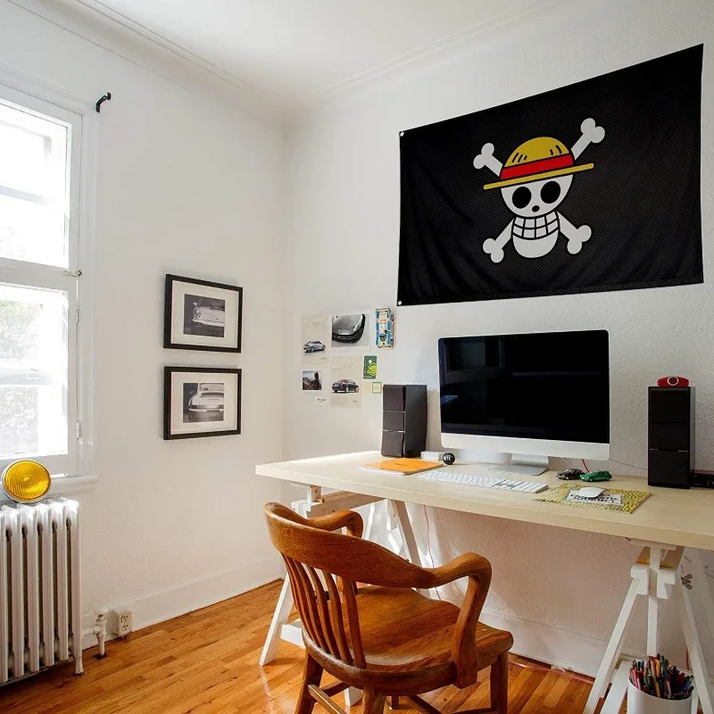 One Piece 90x150cm Pirate Skul - Cosplay Prop Painting 评论和价格