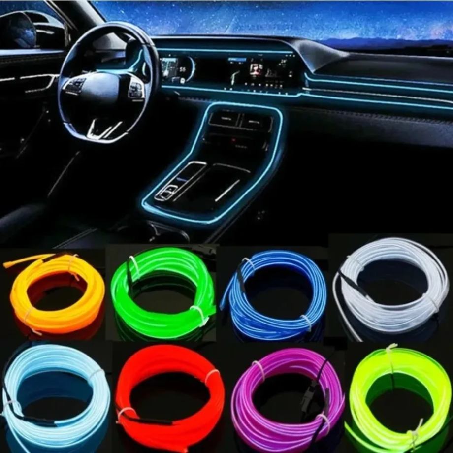 1M/2M/3M/4M/5M Multicolor EL W - Led El Wire 评论和价格