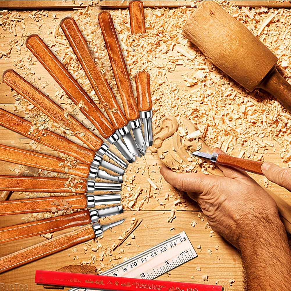 12Pcs SK2 Woodworking Carving  - Craft Knife Set 评论和价格