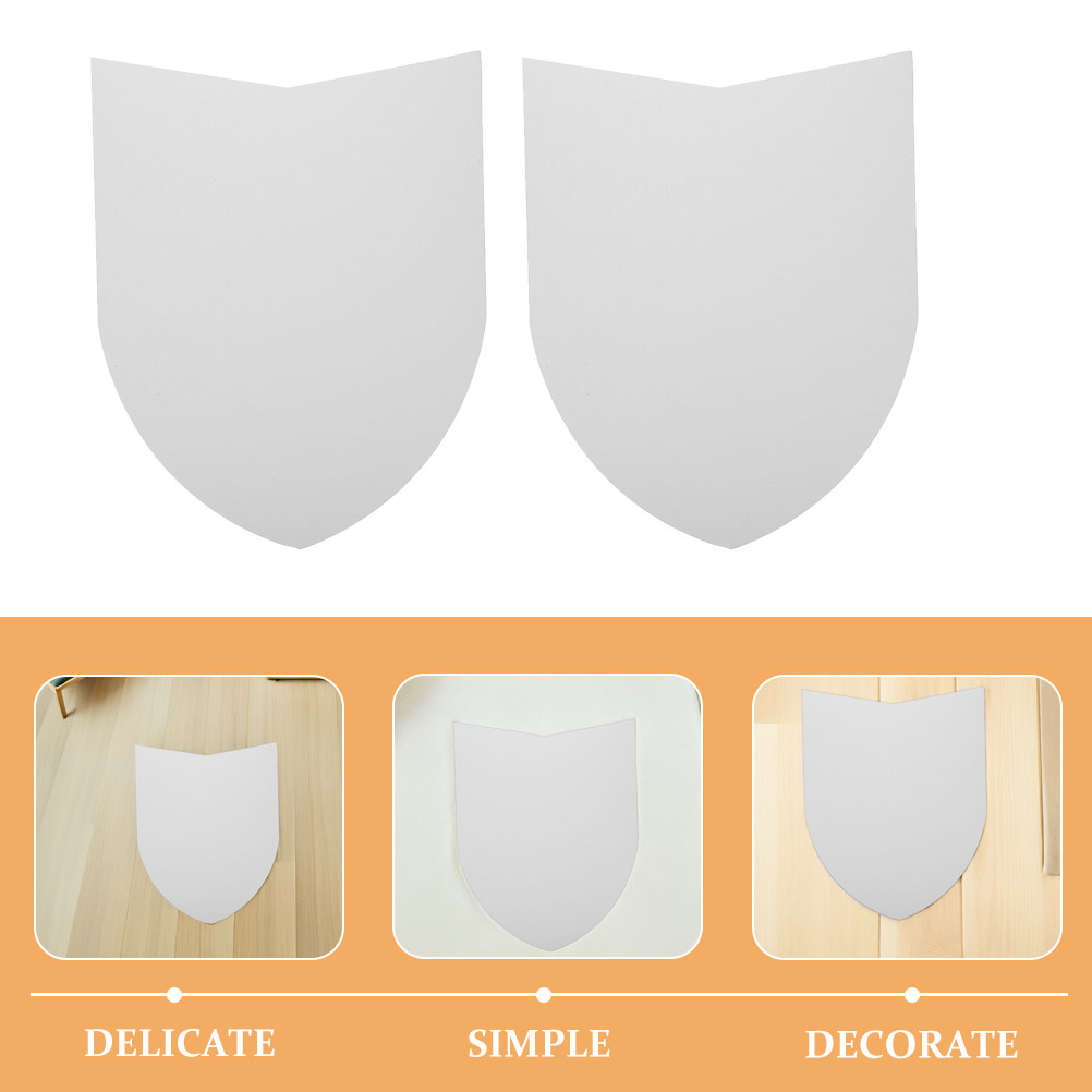 15Pcs Blank Knight Shield Shap - Cosplay Prop Painting 评论和价格